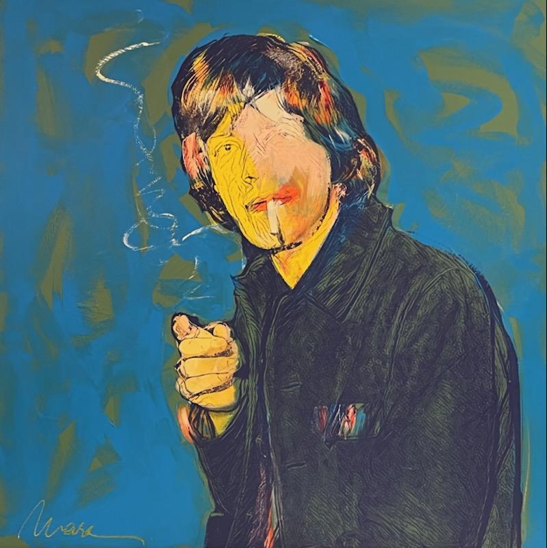 Mick with Smoke Rings